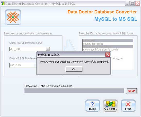 MySQL, MSSQL, database, conversion, software, migrate, information, tables, rows, columns, data, tool, convert, indexes, primary, key, attributes, Unicode, unique, foreign, key, constraints, null, index files, integrity, default, translates