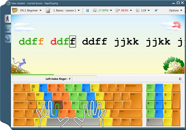 Portable RapidTyping Tutor