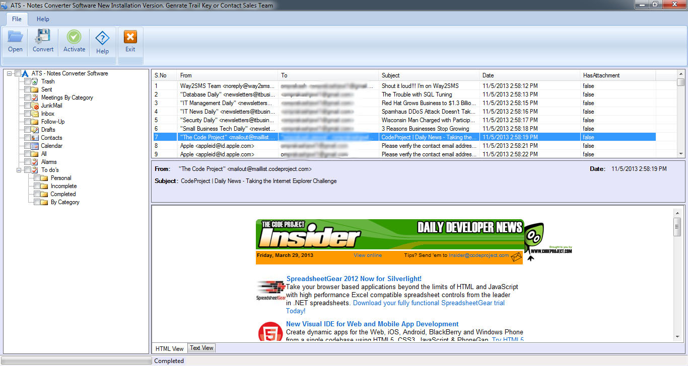 lotus notes converter, convert lotus notes, nsf converter, export lotus notes to outlook, lotus notes to outlook