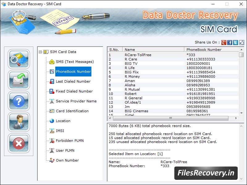 Download, Windows, SIM, Card, Recovery, Tool, restore, missing, misplace, accidentally, deleted, text, messages, rescue, information, retrieve, lost, number, erased, fixed, last, dialed, phone, book, directory, printed, identification