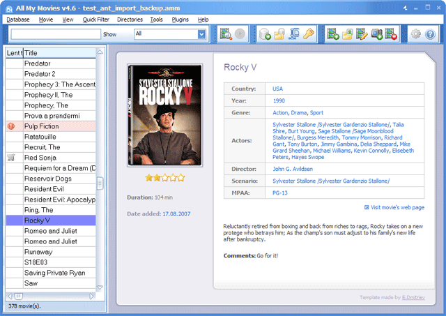 DVD Organizer Pro