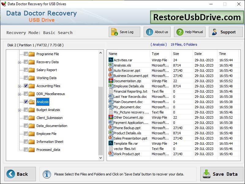 File, retrieval, application, salvage, retrieve, formatted, video, image, music, photograph, folder, damage, sabotage, flash, thumb, jump, drive, software, regain, rescue, deleted, document, memory, stick, utility, undelete, restore, erased, data