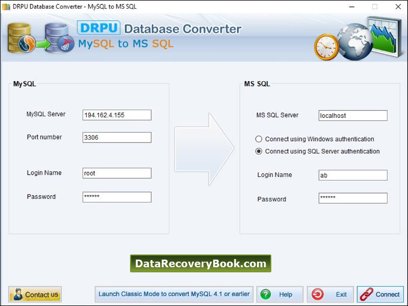 Download, MSSQL to MYSQL, server, administrator, editor, converter, software, convert, database, source, tables, rows, columns, files, indexes, keys, records, migration, utility, data conversion, tool, migrates, windows, password, constraint, Query