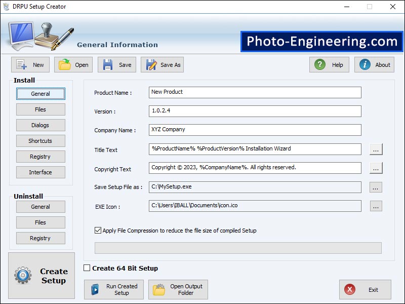 Setup, creator, utility, create, develop, self, extracting, exe, installation, package, builder, program, software, save, information, file, format, tool, add, license, agreement, registry, generator, path, extractor, download, free, executable