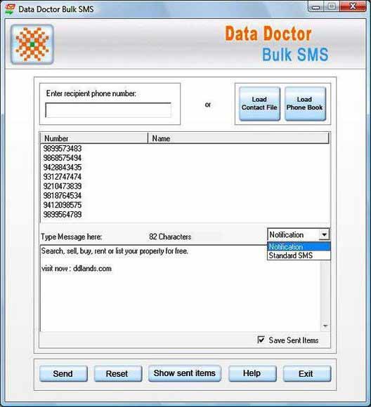 Pocket PC Bulk SMS Tool
