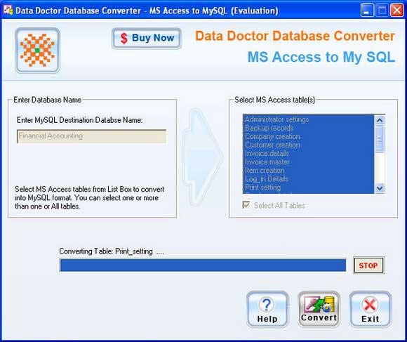 MS Access, MySQL, database, converter, software, convert, tables, rows, indexes, keys, constraints, DB, migration, application, transform, password, protected, MDB, ACCDB, records, maintain, integrity, accuracy, support, Unicode, character