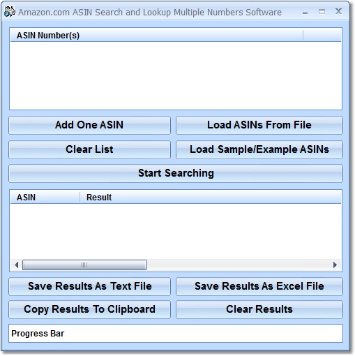 Amazon.com ASIN Search and Lookup Multiple Numbers