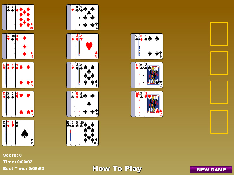Baker's Dozen Solitaire