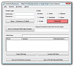 GMail Print Multiple Emails or Single Gmail E-mail