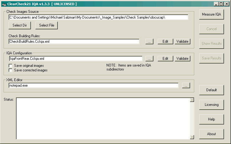 ClearCheck21 IQA Engine