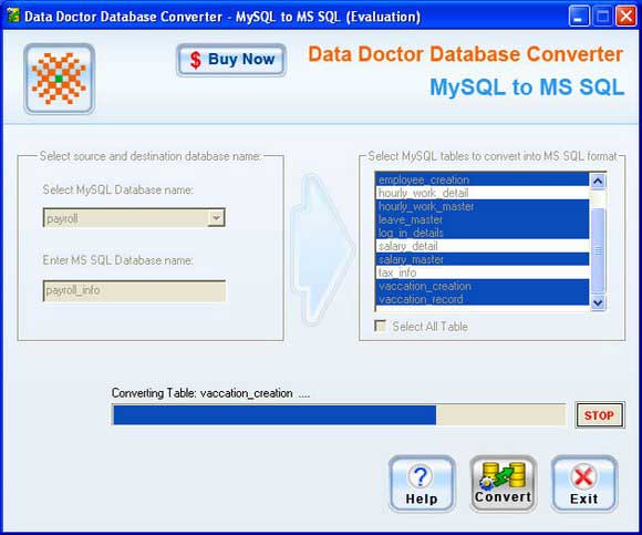 MySQL, MSSQL, DB, conversion, software, convert, migrate, database, table, record, converter, utility, null, primary, unique, foreign, key, constraint, migration, tool, Unicode, architecture, multibyte, integrity, consistency, migrator