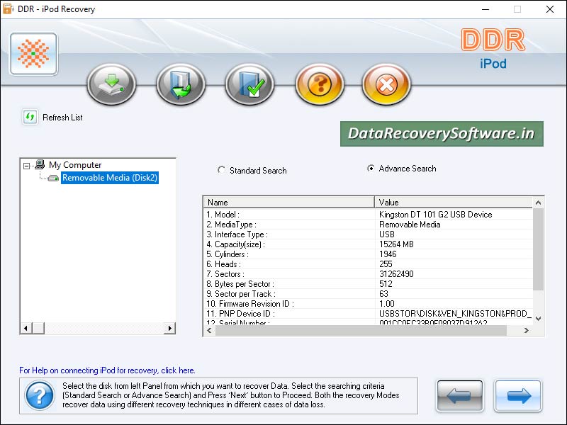Apple, iPod, data, recovery, software, recover, accidentally, erased, audio, video, music, songs, tool, retrieve, misplaced, digital, pictures, graphics, files, undelete, frozen, corrupted, formatted, Mini, Nano, Shuffle, player, information