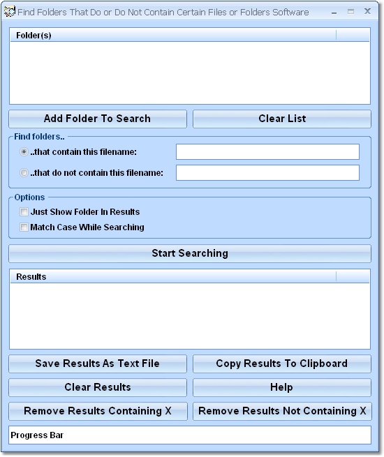 Find Folders That Do or Do Not Contain Certain Fil