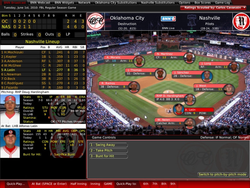 Out of the Park Baseball (Linux)