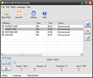 MIDI Converter by Pistonsoft