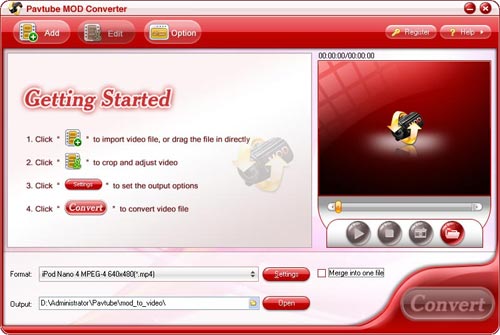 Pavtube MOD Converter