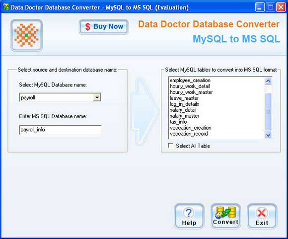 Windows, software, application, MySQL, MSSQL, database, record, table, secure, NULL, data, type, schema, capacity, convert, transfer, migration, merge, conversion, tool, utility, support, GUI, row, column, attribute, primary, unique, key, index, file