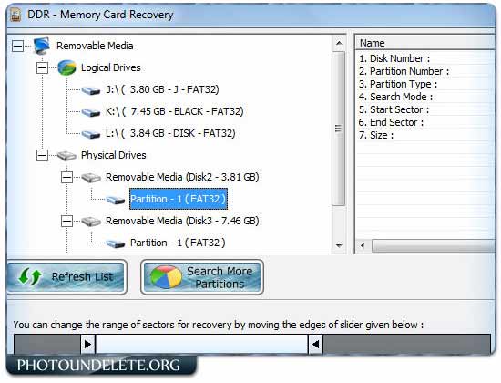 Undelete SD Memory card