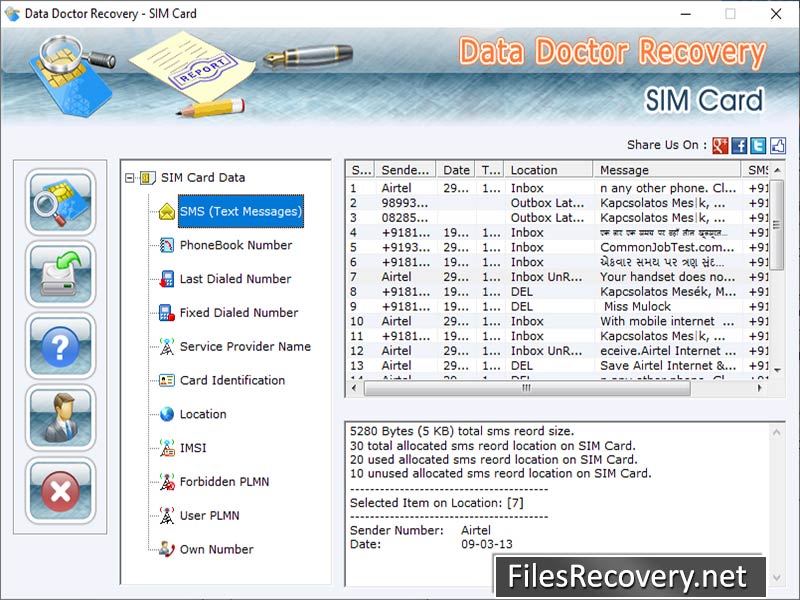 Missing, information, restore, utility, recovers, damaged, message, card, reader, data, recovery, accidentally, lost, tool, SIM, network, software, provides, text, retrieve, memory, files, rescue, details, contact, name, delete, application, program