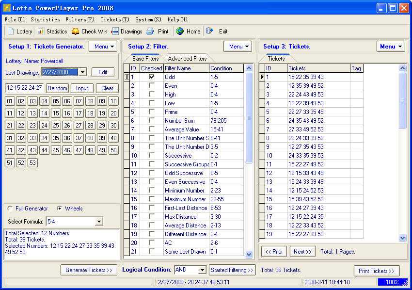 Lotto PowerPlayer Pro 2010