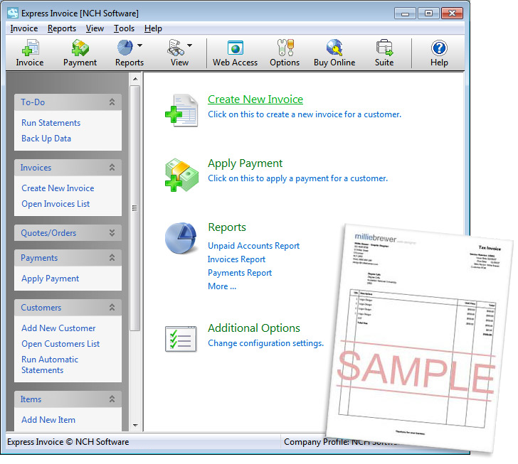 Express Invoice Plus