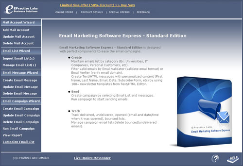 Email Marketing Software Express Standard Edition
