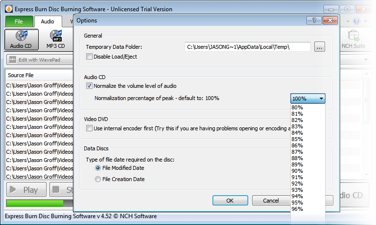 Express Burn Free CD Burning Software