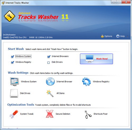 Internet Tracks Washer