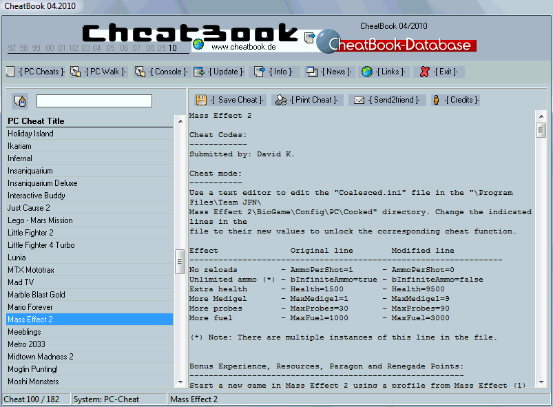 CheatBook Issue 04/2010