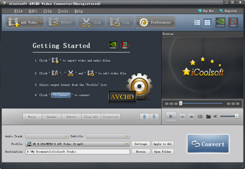 iCoolsoft AVCHD Video Converter
