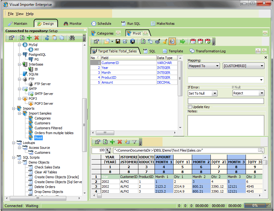 ETL, Powerful ETL tool,Oracle, MS Sql server, BCP, sql loader, ODBC, ETL, Datawarehouse, business automation