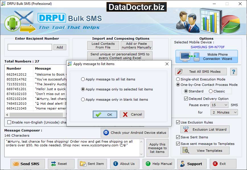 Nokia Mobile Phone Bulk SMS Software