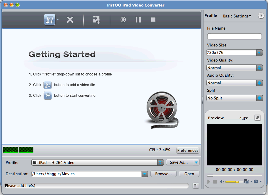 ImTOO iPad Video Converter for Mac