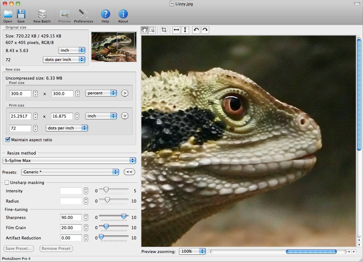 PhotoZoom Pro 3 for Mac