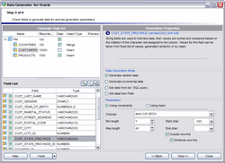EMS Data Generator for Oracle