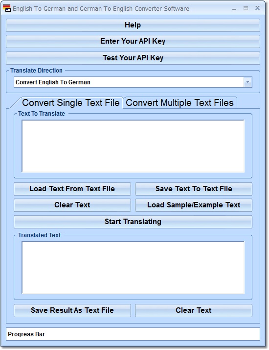 English To German and German To English Converter 
