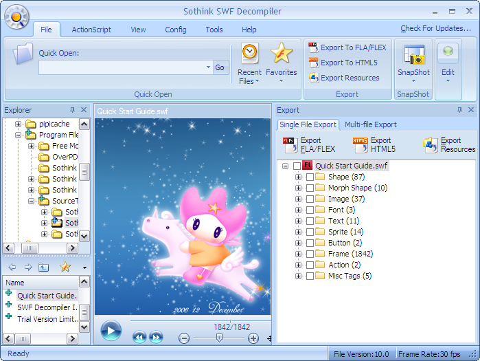 Flash Decompiler-SWF Decompiler