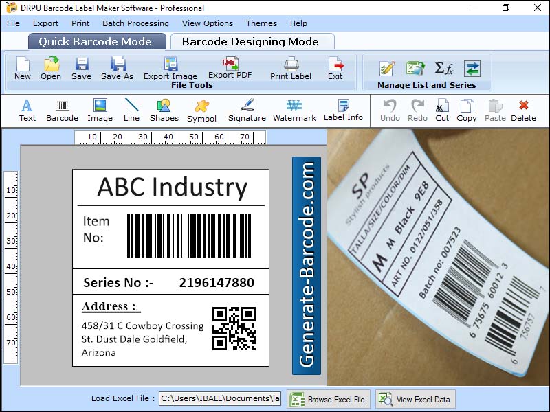 Barcode, software, create , design, read, print, bulk, customize , sticker, product, tag, color, shape, font, ellipse , line, caption, value, utility, edit, modify, image, jpeg, wmf, save, paint, application support, 2, linear, Code39, standards