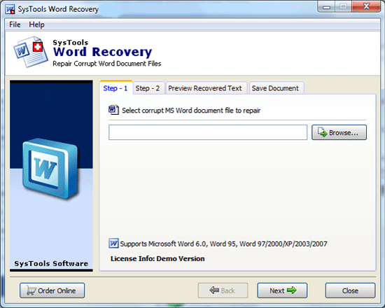 Word File Recovery