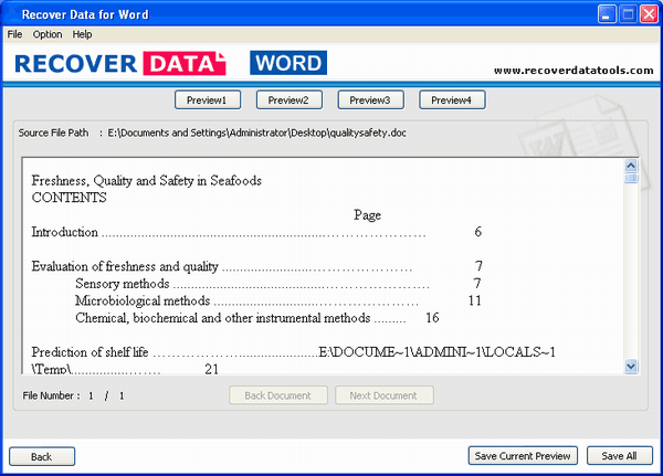 Ms Word 2003 Repair Tool