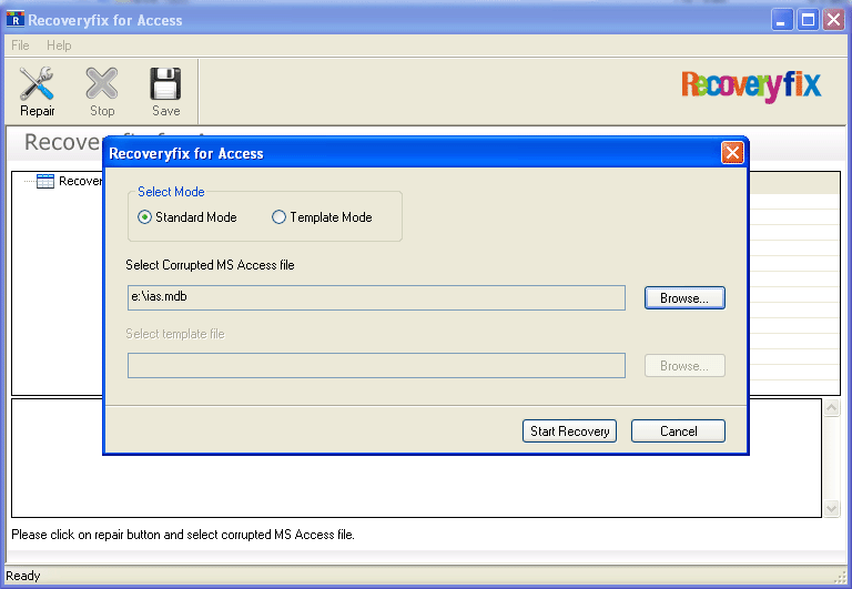 Recoveryfix for Access Repair