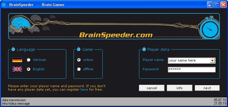 BrainSpeeder Brain Games