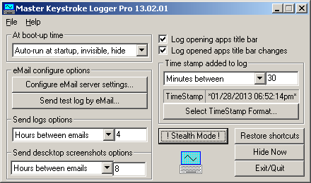 Master Keystroke Logger