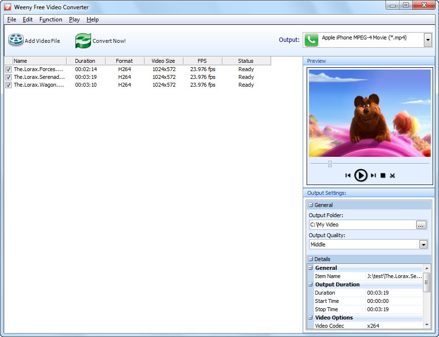 Weeny Video Converter