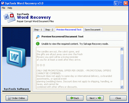 Doc Recovery Tool