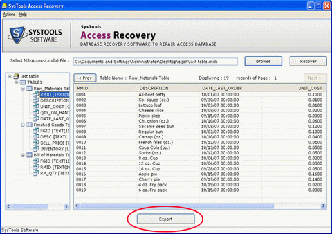 SysTools Access Recovery