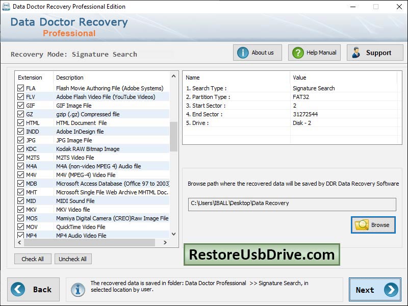 Hard drive data restoring program, revives lost data from usb, recovers lost files from HDD drives, retrieves missing data folders, regains lost data from pen drive, rescue missing images from memory card, DDR professional data recovery tool