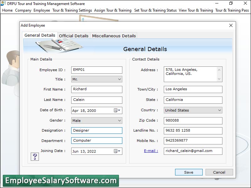Software, manage, company, employee, tour, training, need, application, reduce, manual, paper, work, spreadsheet, style, maintain, record, utility, provide, backup, accidentally, lost, data, prevent, unauthorized, user, access, program, configuration
