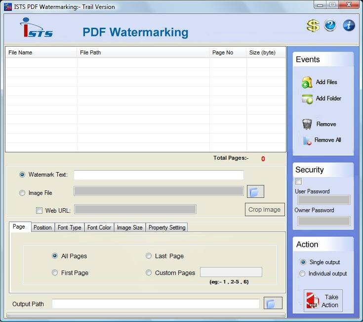 Adding Watermark to PDF