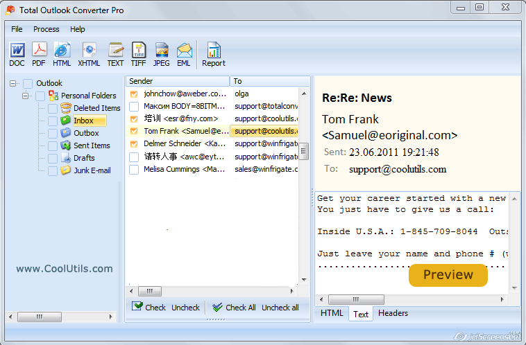 Total Outlook Converter Pro